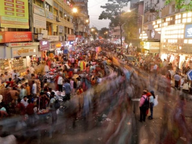 shoppers crowd at a market place in mumbai india october 22 2022 photo reuters